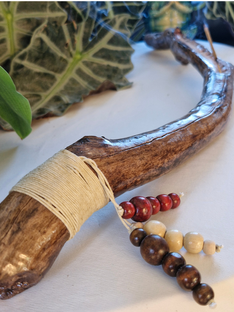 Large Incense Burner with Beads