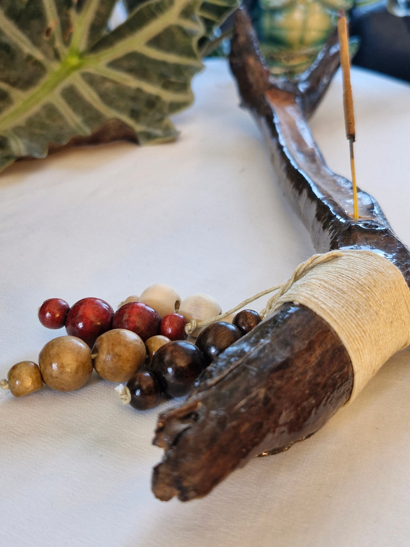 Medium Incense Burner with Beads